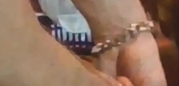  Luvs2cumm69 filling up his 6th condom load fucking his hot big boob brunette sex doll